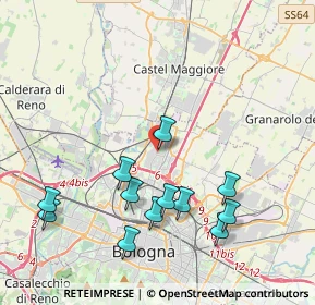 Mappa Via dei Lapidari, 40100 Bologna BO, Italia (4.27667)