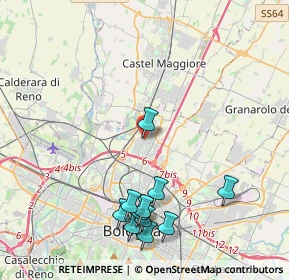 Mappa Via dei Lapidari, 40100 Bologna BO, Italia (4.66273)