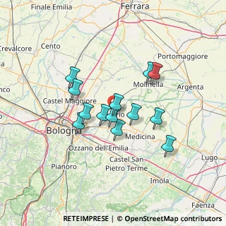 Mappa , 40054 Budrio BO, Italia (10.93154)