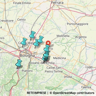 Mappa , 40054 Budrio BO, Italia (13.16333)