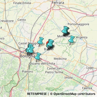 Mappa , 40054 Budrio BO, Italia (10.905)