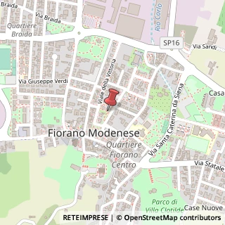 Mappa Via Silvio Pellico, 9, 41042 Fiorano Modenese, Modena (Emilia Romagna)