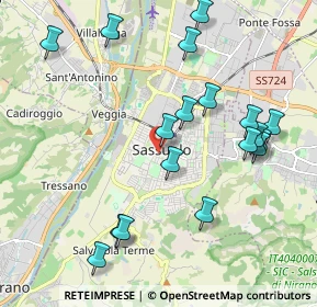 Mappa Via Caula Sigismondo, 41049 Sassuolo MO, Italia (2.4345)
