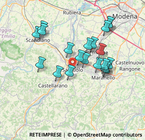 Mappa Via Caula Sigismondo, 41049 Sassuolo MO, Italia (6.627)