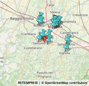Mappa , 41042 Fiorano Modenese MO, Italia (11.58333)