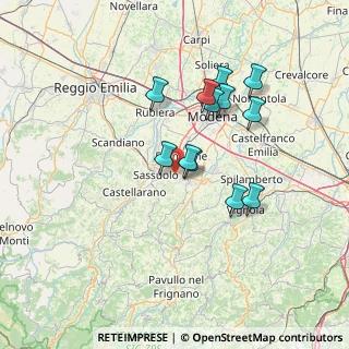 Mappa , 41042 Fiorano Modenese MO, Italia (12.21667)