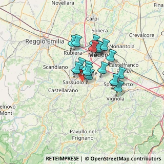 Mappa , 41042 Fiorano Modenese MO, Italia (9.98529)
