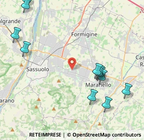 Mappa , 41042 Fiorano Modenese MO, Italia (5.27455)