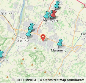 Mappa , 41042 Fiorano Modenese MO, Italia (5.12769)