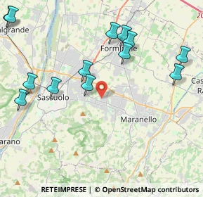 Mappa , 41042 Fiorano Modenese MO, Italia (5.02385)