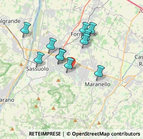 Mappa , 41042 Fiorano Modenese MO, Italia (3.02727)