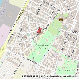 Mappa Via Padova, 7, 41049 Sassuolo, Modena (Emilia Romagna)
