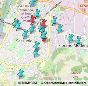 Mappa Via Circonvallazione Sud Est, 41049 Sassuolo MO, Italia (1.00579)