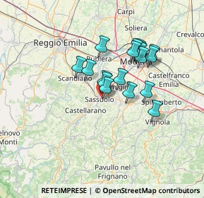 Mappa Via Caduti Senza Croce, 41049 Sassuolo MO, Italia (11.11667)