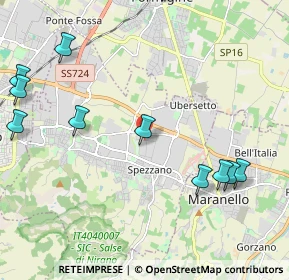 Mappa StreetVia della, 41042 Fiorano Modenese MO, Italia (2.99714)