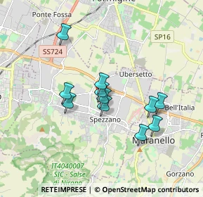 Mappa StreetVia della, 41042 Fiorano Modenese MO, Italia (1.47)