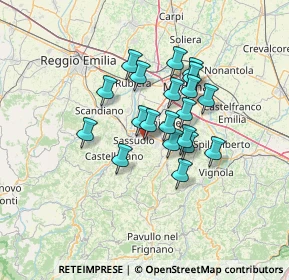 Mappa Via Adeodato Malatesta, 41042 Fiorano Modenese MO, Italia (10.162)