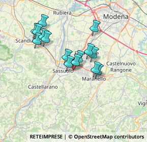 Mappa Via Adeodato Malatesta, 41042 Fiorano Modenese MO, Italia (6.03333)