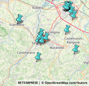 Mappa Via Adeodato Malatesta, 41042 Fiorano Modenese MO, Italia (9.054)