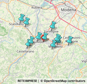 Mappa Via Adeodato Malatesta, 41042 Fiorano Modenese MO, Italia (5.54818)