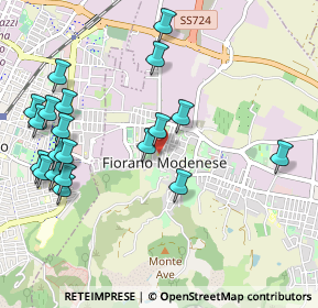 Mappa Via Adeodato Malatesta, 41042 Fiorano Modenese MO, Italia (1.1865)