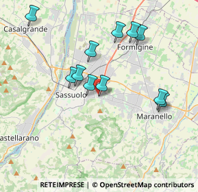 Mappa Via Adeodato Malatesta, 41042 Fiorano Modenese MO, Italia (3.63091)