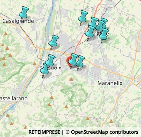 Mappa Via Adeodato Malatesta, 41042 Fiorano Modenese MO, Italia (3.705)