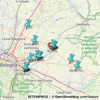 Mappa Via Piero Gobetti, 40054 Budrio BO, Italia (6.69167)
