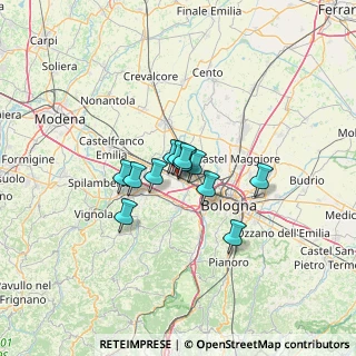 Mappa Via Caduti di Sabbiuno, 40011 Anzola dell'Emilia BO, Italia (7.67333)