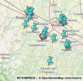 Mappa Viale Bologna, 41049 Sassuolo MO, Italia (15.5265)