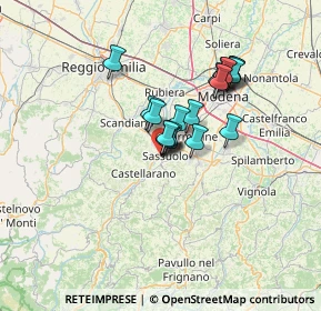 Mappa Via Bologna, 41049 Sassuolo MO, Italia (9.87056)