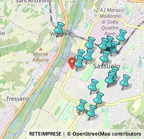 Mappa Viale Bologna, 41049 Sassuolo MO, Italia (0.961)