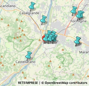 Mappa Via Bologna, 41049 Sassuolo MO, Italia (3.66714)