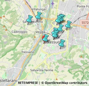 Mappa Via Bologna, 41049 Sassuolo MO, Italia (1.53167)