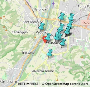 Mappa Via Bologna, 41049 Sassuolo MO, Italia (1.54375)