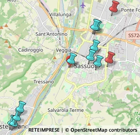 Mappa Via Bologna, 41049 Sassuolo MO, Italia (2.71833)