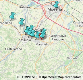 Mappa Via giardini sud, 41042 Fiorano modenese MO, Italia (5.92909)