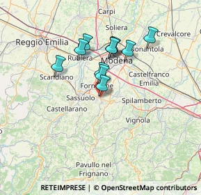 Mappa Via giardini sud, 41042 Fiorano modenese MO, Italia (11.12818)