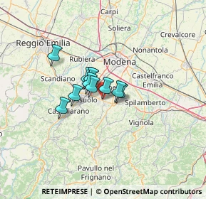 Mappa Via giardini sud, 41042 Fiorano modenese MO, Italia (7.22091)