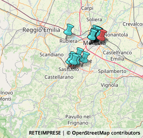 Mappa Viale Ticino, 41049 Sassuolo MO, Italia (10.892)