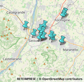 Mappa Viale Ticino, 41049 Sassuolo MO, Italia (2.592)