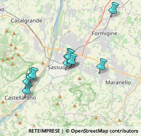 Mappa Viale Ticino, 41049 Sassuolo MO, Italia (3.94545)