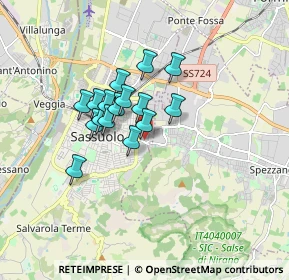 Mappa Viale Ticino, 41049 Sassuolo MO, Italia (1.21938)