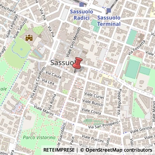 Mappa Viale XX Settembre, 22, 41049 Sassuolo, Modena (Emilia Romagna)