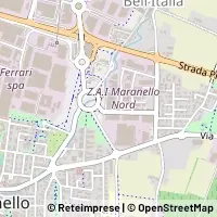 Kaart Maranello
