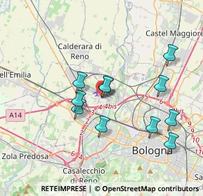 Mappa Aeroporto di Bologna, 40132 Bologna BO, Italia (3.42818)