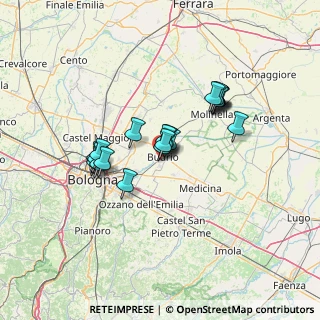 Mappa Strada Provinciale, 40054 Budrio BO, Italia (10.922)