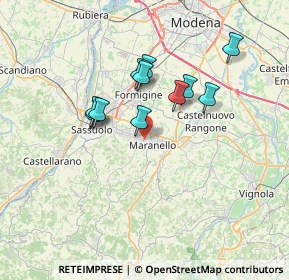 Mappa Via Gazzotti A., 41042 Fiorano modenese MO, Italia (5.82273)