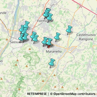 Mappa Via Gazzotti A., 41042 Fiorano modenese MO, Italia (3.64421)