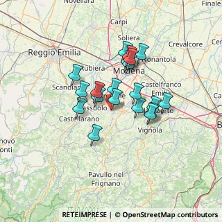 Mappa Via Gazzotti A., 41042 Fiorano modenese MO, Italia (10.821)